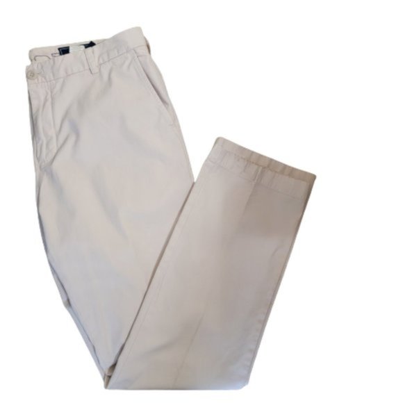 Vineyard Vines Other - Vineyard Vines Slim Fit Breaker Pants Tan Beige Cotton Zipper Closure 36x34 New